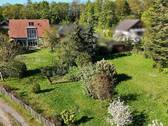 Rückansicht mit Garten - 