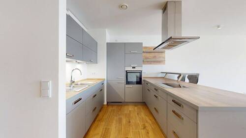 Küche Ansicht I - Etagenwohnung mit 79,70 m&sup2; in Frankfurt am Main zum Kaufen