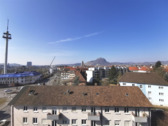 Westausicht von Küche - 2 Zimmer Etagenwohnung in Singen