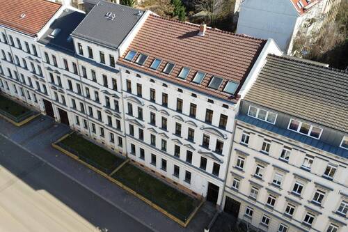 Gebäudeansicht - Etagenwohnung mit 52,50 m&sup2; in Leipzig zum Kaufen