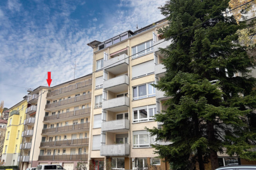 Außenansicht - Freie 2-Zimmer-Wohnung in Stadtlage