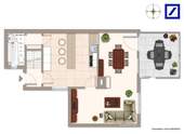 Grundriss EG Ferienwohnung - 