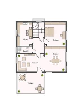 Obergeschoss Neue Str. 14 - 