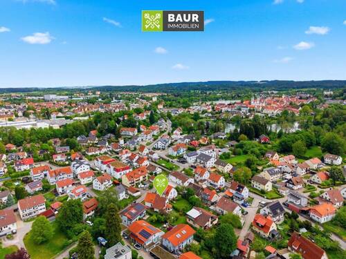 Luftaufnahme - 7 Zimmer Einfamilienhaus in Bad Waldsee