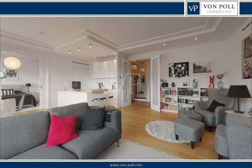 Wohnen - Elegante Neubauwohnung mit 3 Balkonen und Tiefgarage in der City-West