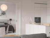 Blick zur Küche und zum Gästezimmer - 