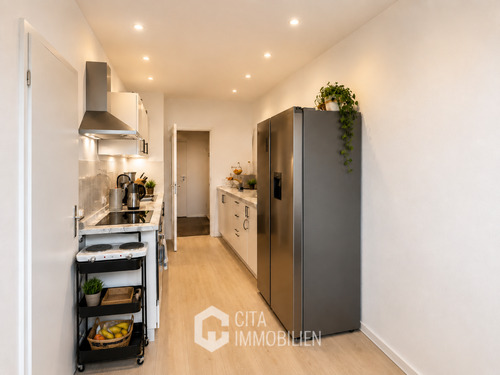 Küche - Etagenwohnung mit 78,10 m&sup2; in Frankfurt am Main zum Kaufen