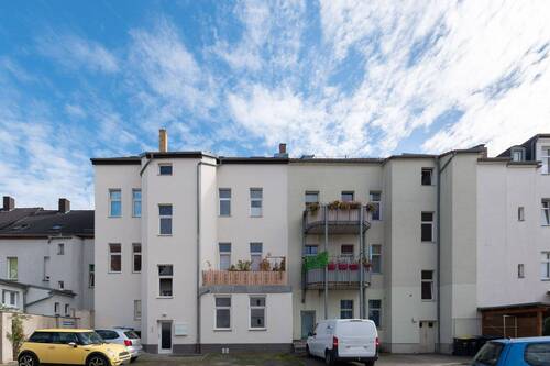 Hofansicht - Etagenwohnung mit 416,40 m&sup2; in Wurzen zum Kaufen