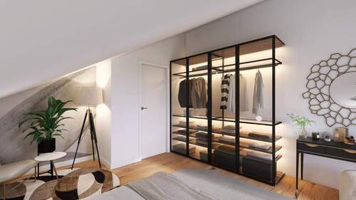 Visualisierung Schlafzimmer 2 - 3 Zimmer Etagenwohnung zum Kaufen in Kempten