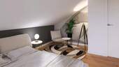 Visualisierung Schlafzimmer 3 - 3 Zimmer Etagenwohnung in Kempten