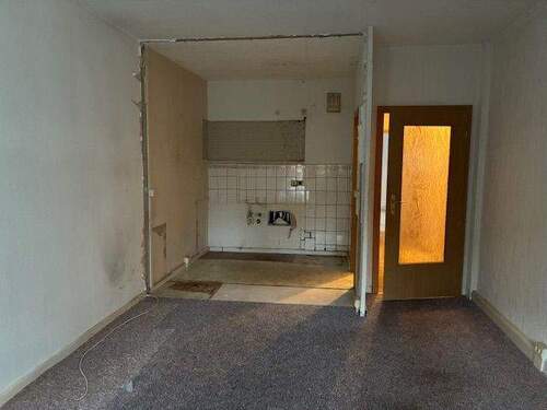 Wohnzimmer / Küche - Etagenwohnung mit 44,00 m² in Eisenach zum Kaufen