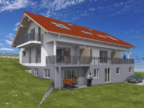 Ansicht Süd-Ost - WE3 Gemütliche 2-Zimmer-Wohnung mit Balkon