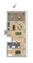 Grundriss - 2 Zimmer Etagenwohnung zum Kaufen in Balingen