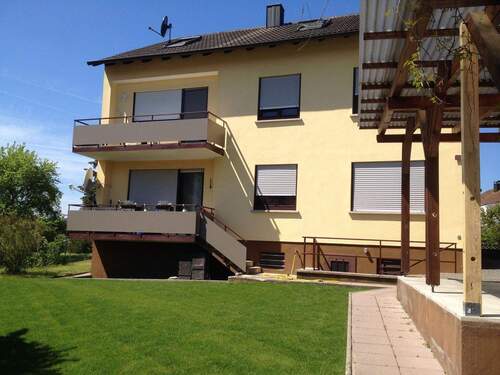 Außenansicht Garten - 8 Zimmer Mehrfamilienhaus, Wohnhaus zum Kaufen in Ebelsbach