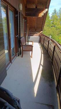 großer Balkon - 