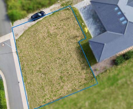 Grundstücksübersicht - Grundstück in attraktiver Wohnlage - Neubaugebiet Hausberger Schweiz