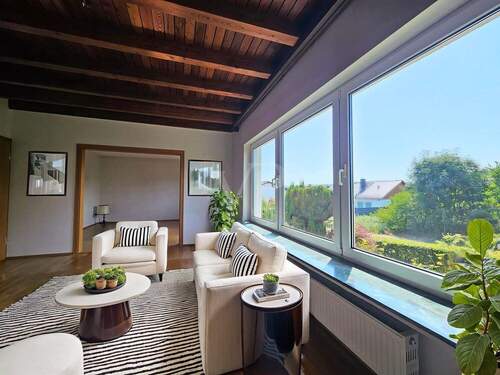 Aussicht vom Wohnbereich - 5 Zimmer Einfamilienhaus in Usingen