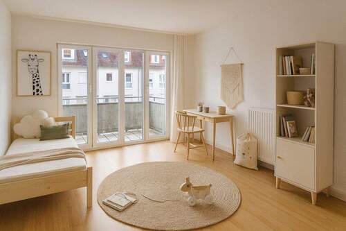 Kinderzimmer (KI-Möblierung) - 6 Zimmer Reihenmittelhaus in Leimen