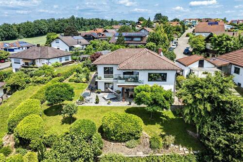 Ansicht Garten - Exklusives Einfamilienhaus mit atemberaubendem Stadtpanorama!