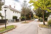 Blick entlang der Straße - 