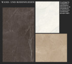 Wand, Bodenfliesen - 