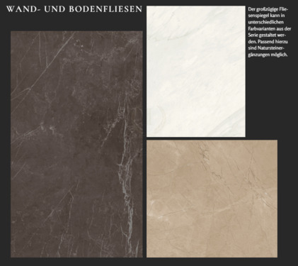 Wand, Bodenfliesen - 