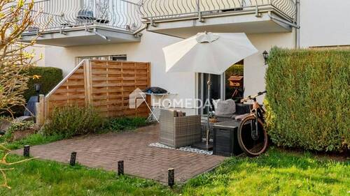 Terrasse 2 - 1 Zimmer Etagenwohnung in Erfurt
