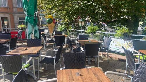 Terrasse - Eiscafé in 1 A Lage - Terrasse - Vollausstattung