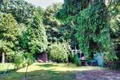 Garten hinten mit Zugang zum Wald - 