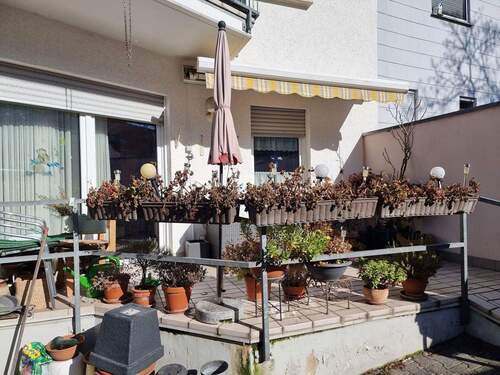 Terrasse EG vom Frühjahr - 