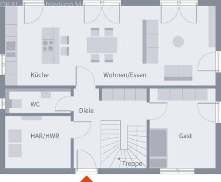 Stadtvilla 9 Erdgeschoss - 