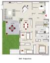 Grundriss EG visualisiert 3863 - 