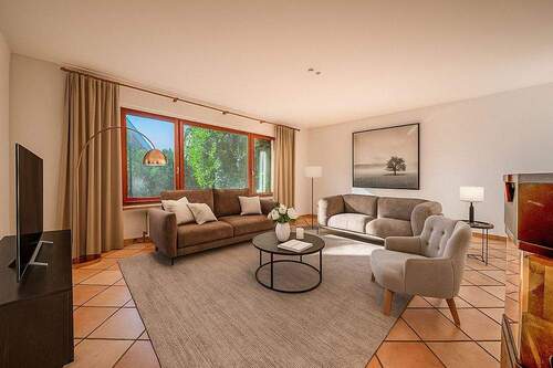 200-8538_Wohn-Esszimmer_gestaged - 3 Zimmer Bungalow in Krempe