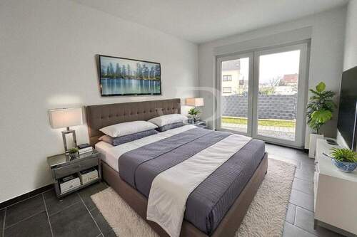 Wohnbeispiel Schlafzimmer 2 - 4 Zimmer Etagenwohnung zum Kaufen in Dillingen