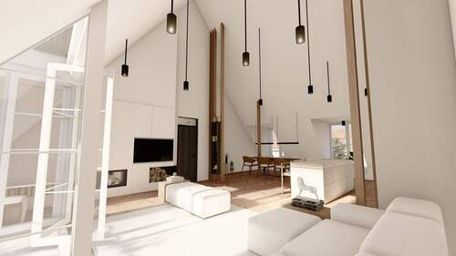 Visualisierung Wohn-Essbereich - 