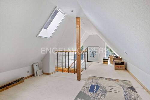 ausgebautes Dachzimmer - 