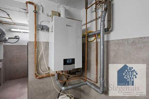 Heizungsanlage im Keller - 