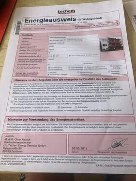 Energieausweis vor Heizungstausch - 