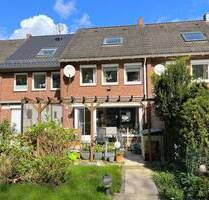 PURNHAGEN-IMMOBILIEN - Bremen-Schönebeck - Reihenmittelhaus mit Garage in familienfreundlicher Lage - Bremen / Schönebeck