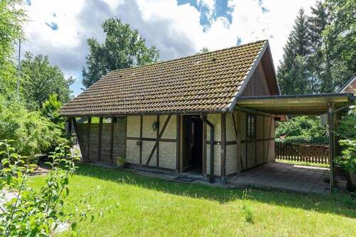 Gartenansicht Geräteschuppen - 