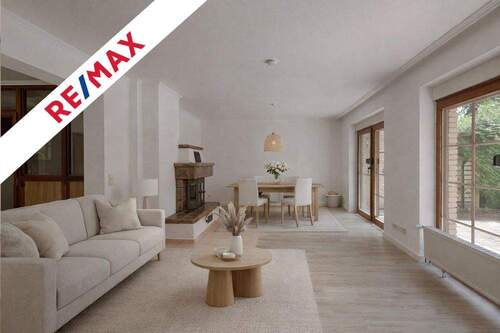 Wohnraum Vorschlag zur Möblierung - Idyllisch wohnen und zusätzlicher Raumkomfort im Souterrain mit separatem Zugang!