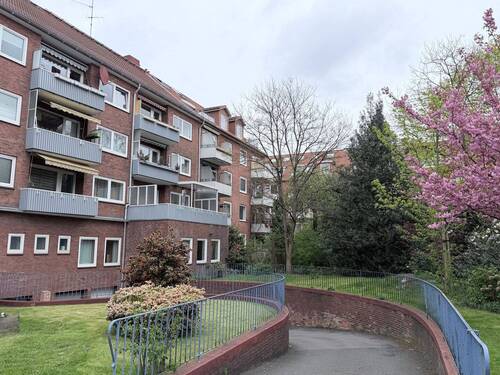 Gartenansicht - Super aufgeteilte 3-Zi-Wohnung in HH-Borgfelde