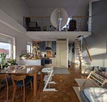 Attraktive 3,5 Zimmer Galeriewohnung mit Südbalkon & 2 Stellplätzen - Mühlheim am Main