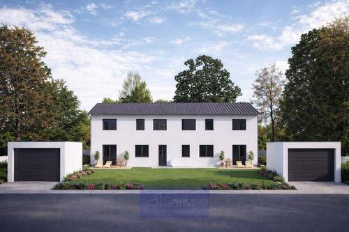 Moderne Doppelhaushälften mit gepflegtem Garten - 5 Zimmer Doppelhaushälfte zum Kaufen in Gremsdorf