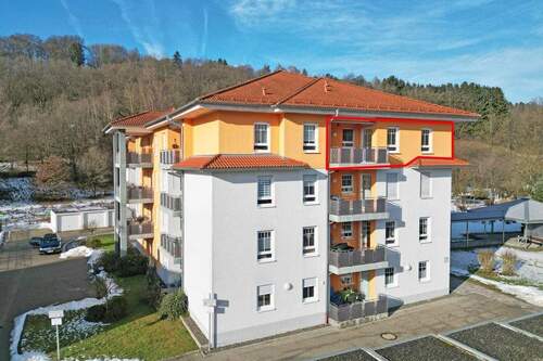 Lage der Wohnung - 3 Zimmer Etagenwohnung in Kronach