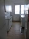 Küche mit Einbauküche ohne Geräte - Dreiraumwohnung in Oschatz mit Einbauküche