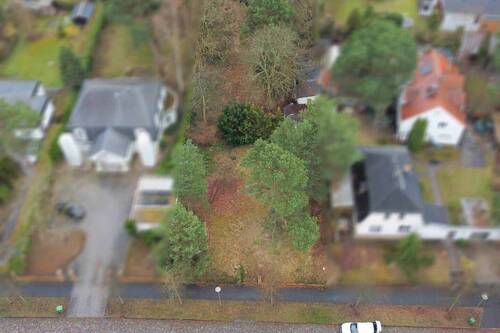 Luftbild von Straßenseite - Grundstück in Zeuthen zum Kaufen