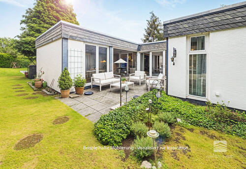 Terrasse/Garten (KI) - 5 Zimmer Einfamilienhaus in Aachen