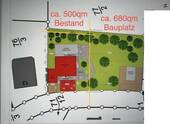 zweigeteiltes Grundstück - 