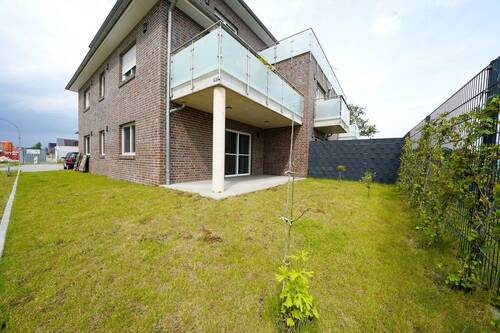 Terrassenansicht - 2 Zimmer Etagenwohnung zur Miete in Apen